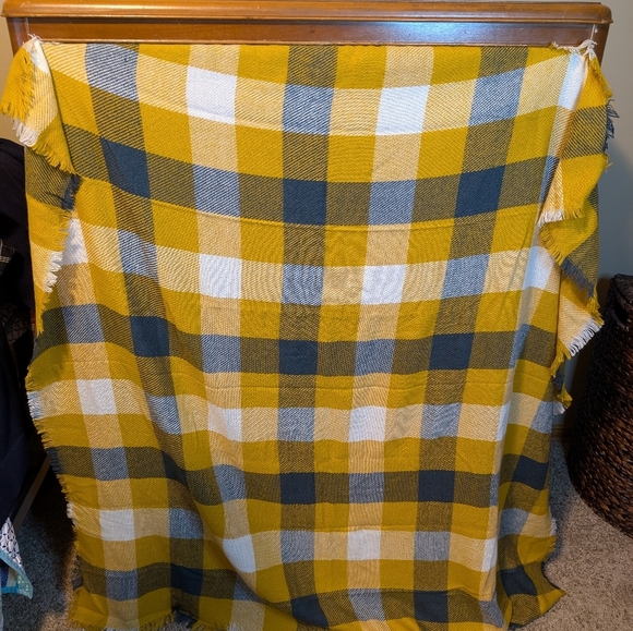 Green Bay Packers BLANKET Scarf Plaid - Picture 8 of 9